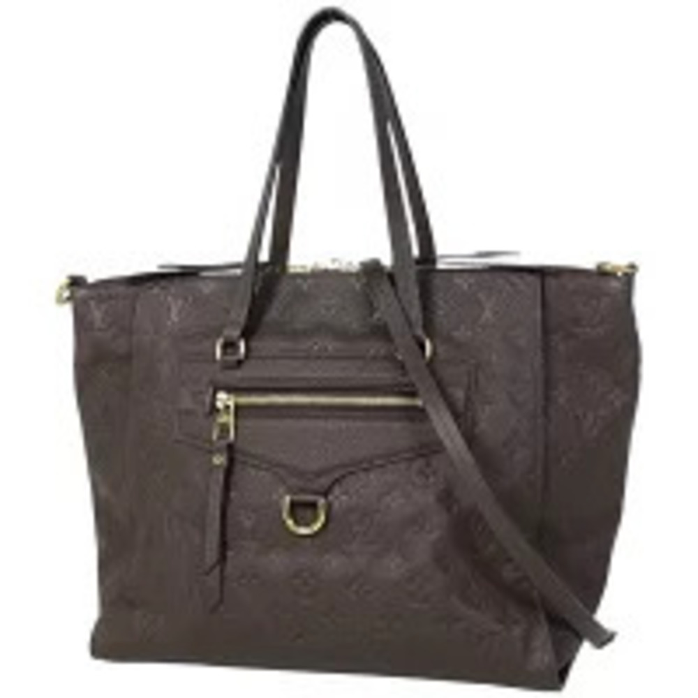 Louis Vuitton Lumineuse Shoulder Bag Handbag Monogram Empreinte Terre